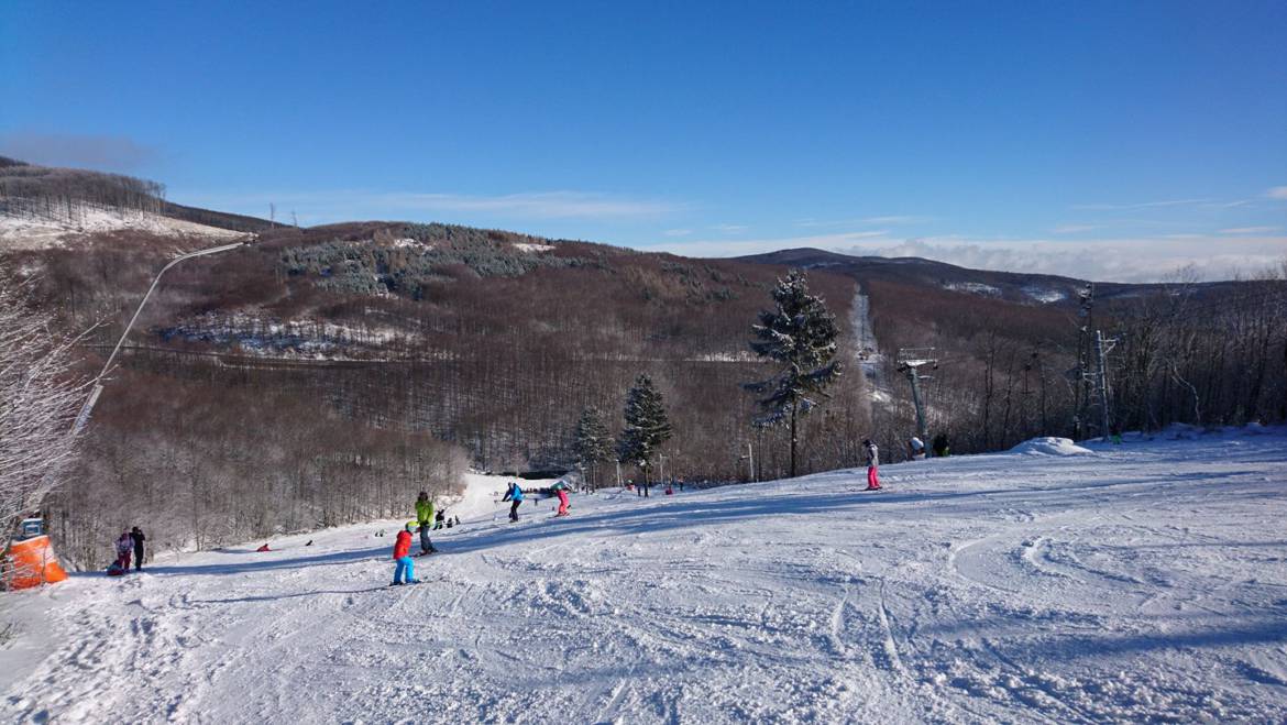 day 21.1.2018 the lift Pezinská Baba also Zochova chat running.