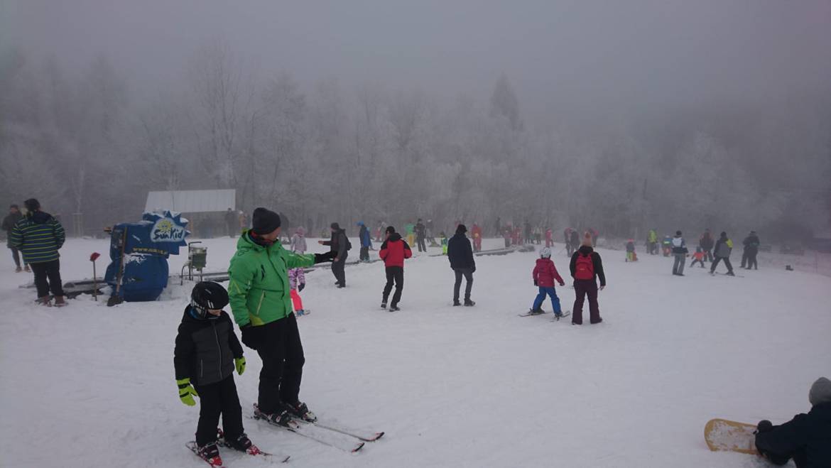 Today 4.1.2020 Zochova cottage on running belt and rope tow.