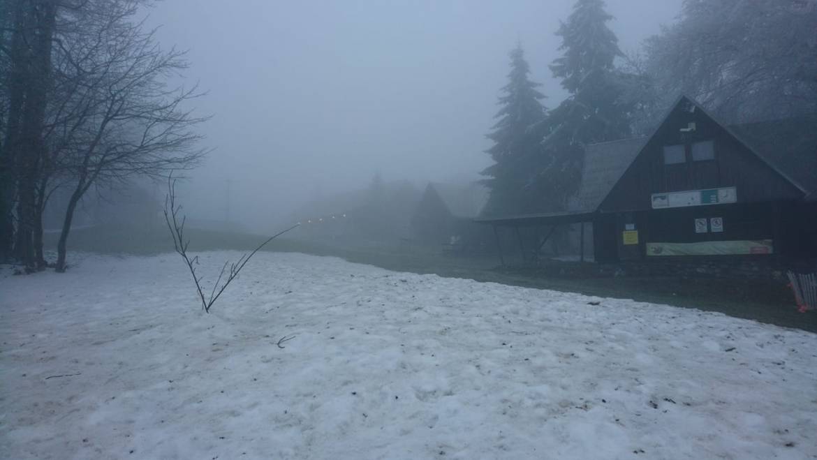 The winter weather in the Little Carpathians still lasts.