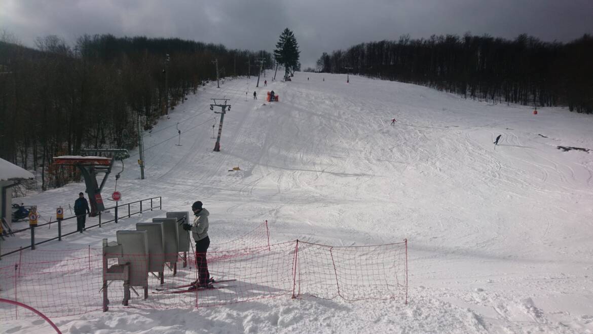 Today is evening skiing at Pezinská Baba.