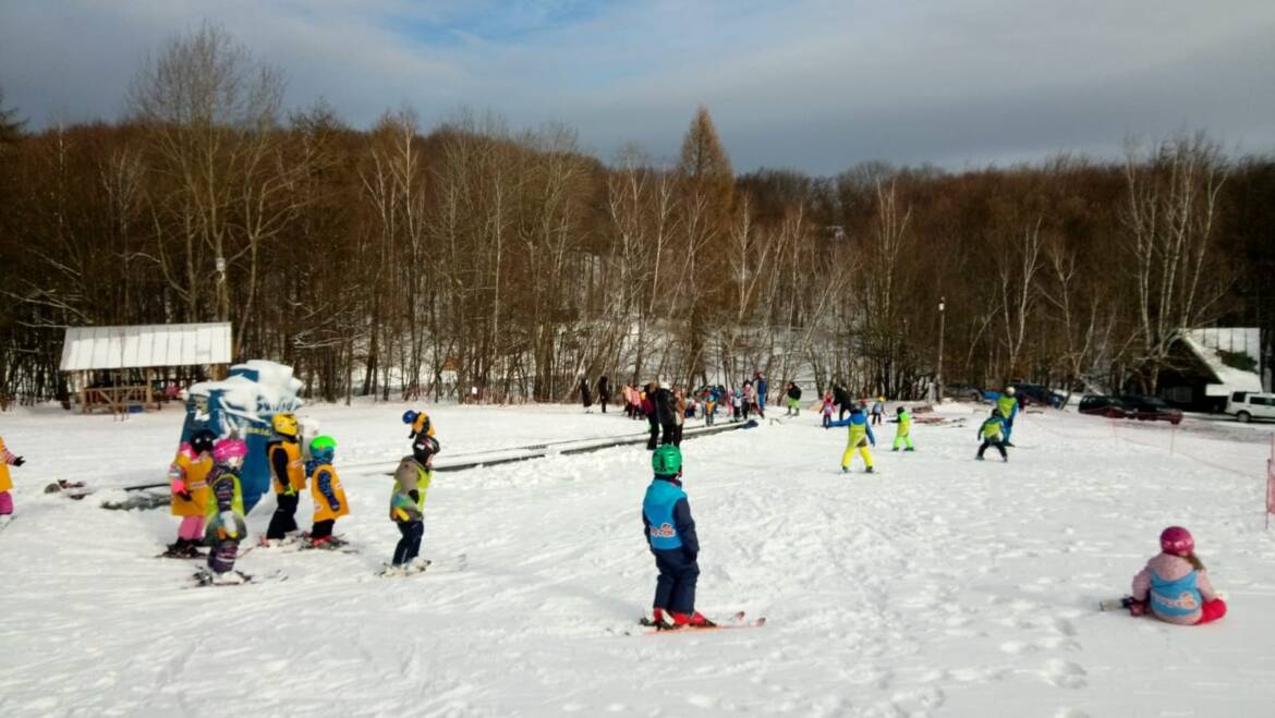 Today at Pezinská Baba night skiing.