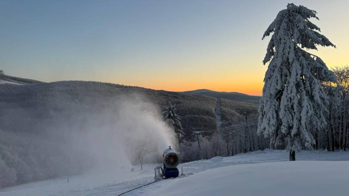 Technically, we are making snow.