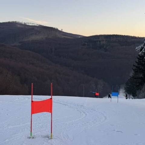 Today there are children's ski races on Pezinska Baba.