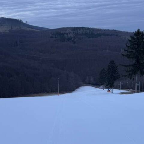 Lifts operate in both resorts.